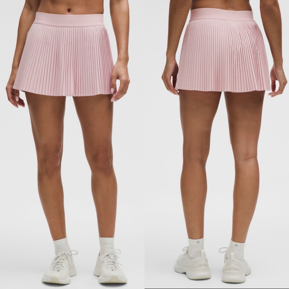 Lululemon Varsity High-Rise Pleated Tennis Skirt Pink Haze SZ 6